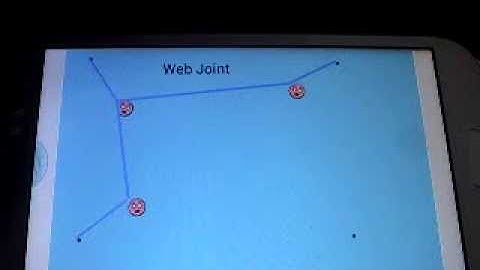 Simulation of a Web Joint in Android using AndEngine & Box2D