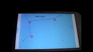 Simulation of a Web Joint in Android using AndEngine & Box2D screenshot 4