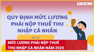 Mức lương phải nộp thuế thu nhập cá nhân năm 2025 | Báo Lao Động