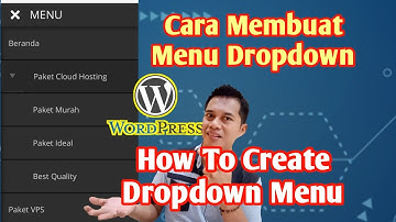 Cara Membuat Menu Dropdown di Wordpress
