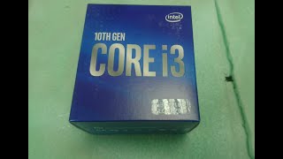 Распаковка Процессора Intel Core i3-10100 из Rozetka