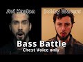 Bass Battle - Avi Kaplan Vs Bobby Waters {low chest notes only}