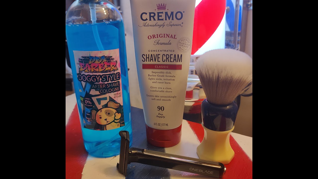 One Blade head shave with Cremo shave cream YouTube