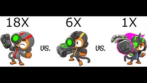 BTD6 18X Bionic Boomer VS. 6X Turbo Charge VS. 1X Perma Charge