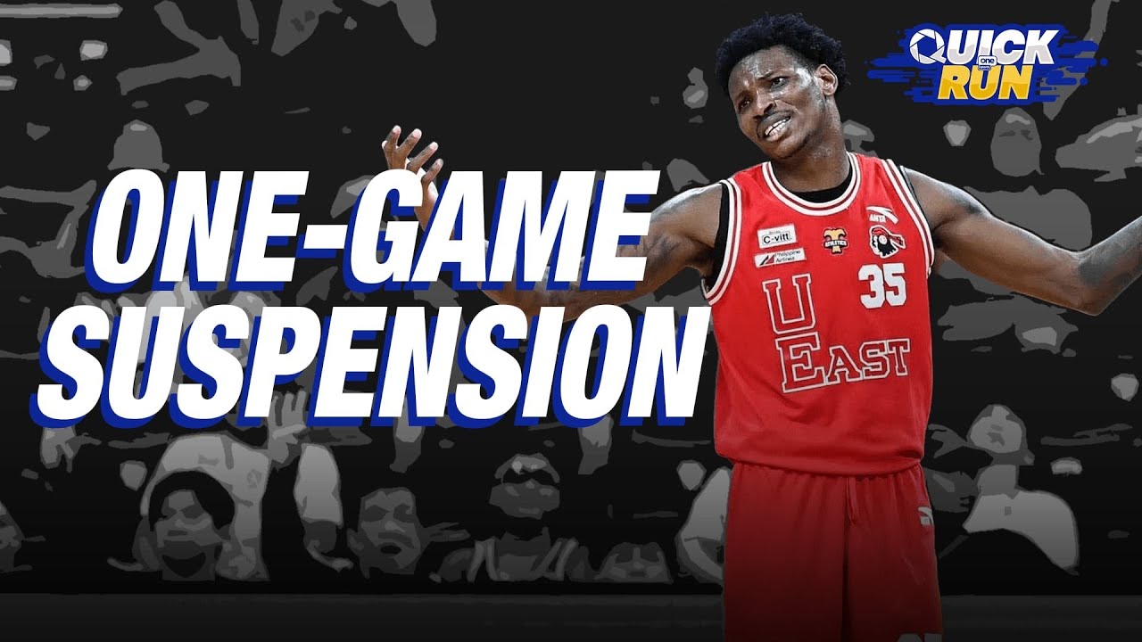 PRECIOUS MOMOWEI, SUSPENDIDO MATAPOS MA-FOUL SINA MO TOUNKARA AT GELO CRISOSTOMO! | 