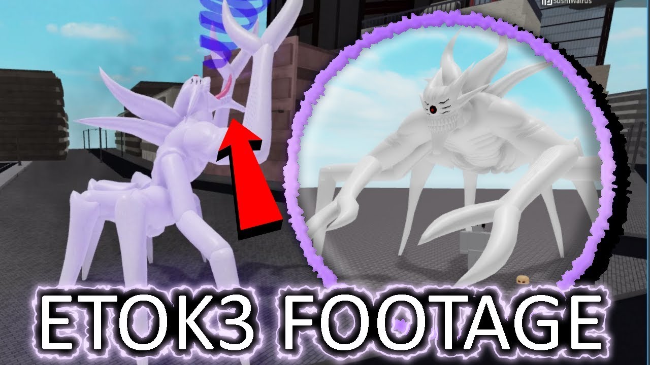 New Eto Kakuja Third Form Gameplay Footage In Ro Ghoul Youtube