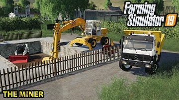 Cleaning The Pool With Liebherr 902||FS19 MINING MODS