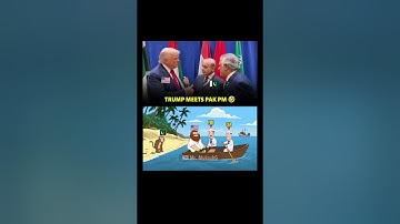 Trump Meets Pakistan PM Shehbaz Sharif 🤣🇺🇲🇵🇰 Funny Meme