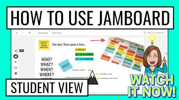 How to use Jamboard - Student View