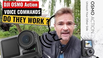 DJI OSMO Action - Voice Commands