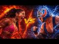 YOU WON’T BELIEVE THIS 10 MIN MATCH!! 😱🔥| Lakshmi Sahaji vs Rey Mysterio ⚡🔥| WWE 2k22