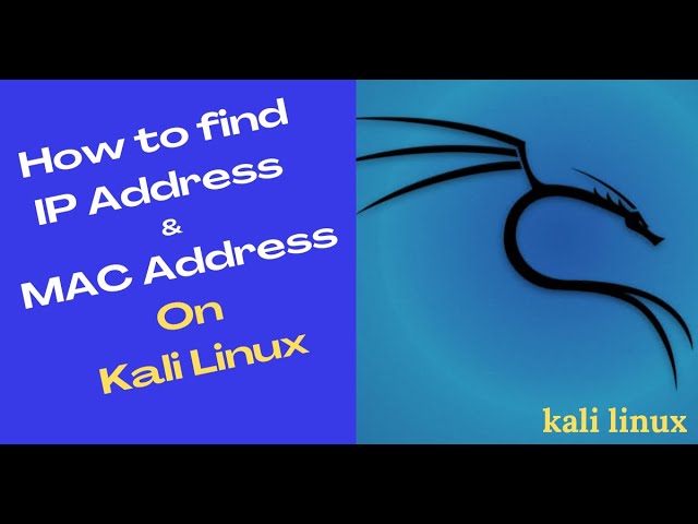 How to find IP address in Kali Linux - Linux Tutorials - Learn