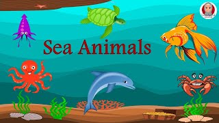 اسماء الحيوانات البحريه بالانجليزى للاطفال Sea Animals Names For Kids