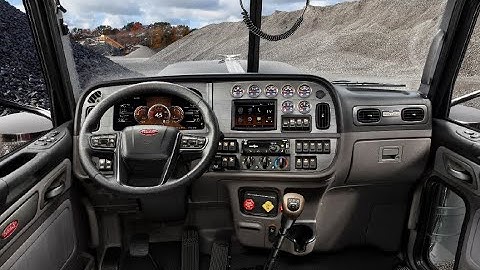 New Peterbilt Digital Dash Walk-through (Short)- Text 970-528-5520
