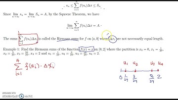 5.1 Riemann Sum Example