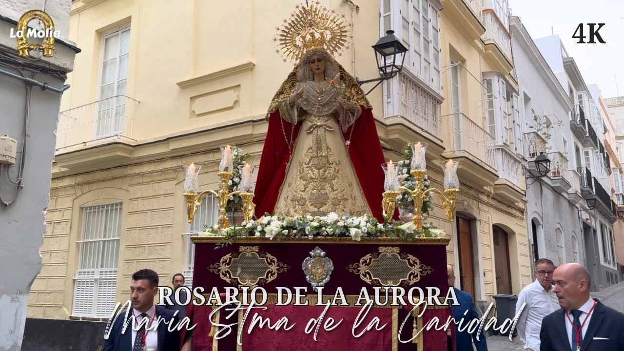 [4K] Rosario de la Aurora de Mª Stma. de la Caridad | Hdad. de las Penas (Cádiz, 2025) 