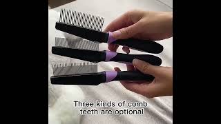 Three Type Cat Pin Hair Comb Dog Pet Grooming Comb