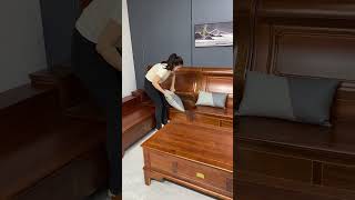 woodensofa#sofa #sofabed #home #furniture #livingroom #classicwood #storage #storagehome#spacesaving