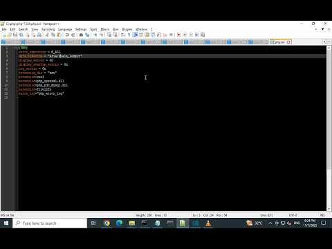 Part 10 of how to create Laravel project : Set php.ini file for PHP version (version 7.3.0)