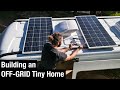 OFF GRID Solar Install for my Tiny Home | Van Conversion