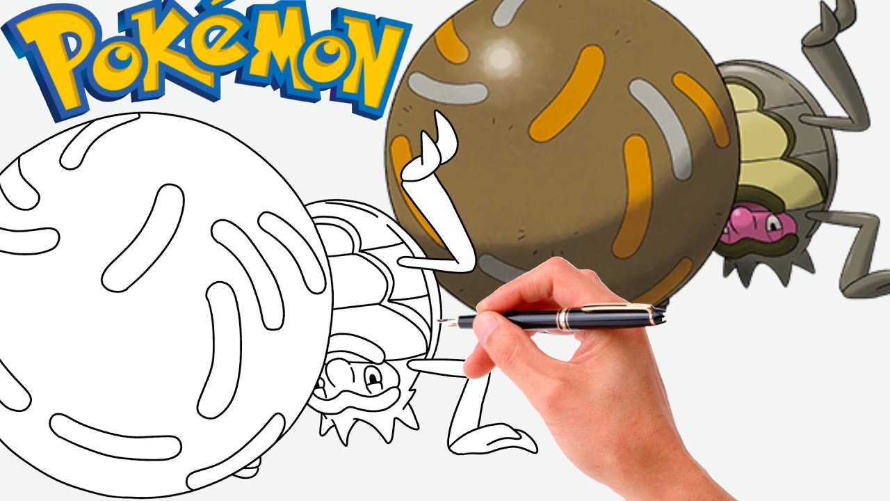 Cómo dibujar RELLOR POKEMON 