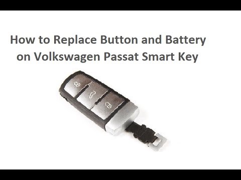 VW Passat 3C Volkswagen replace battery remote key fob / Schlüssel  Fernbedienung Batterie wechseln 