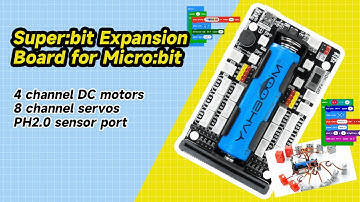 New upgrade Yahboom Super:bit Expansion Board for Microbit V2 V1