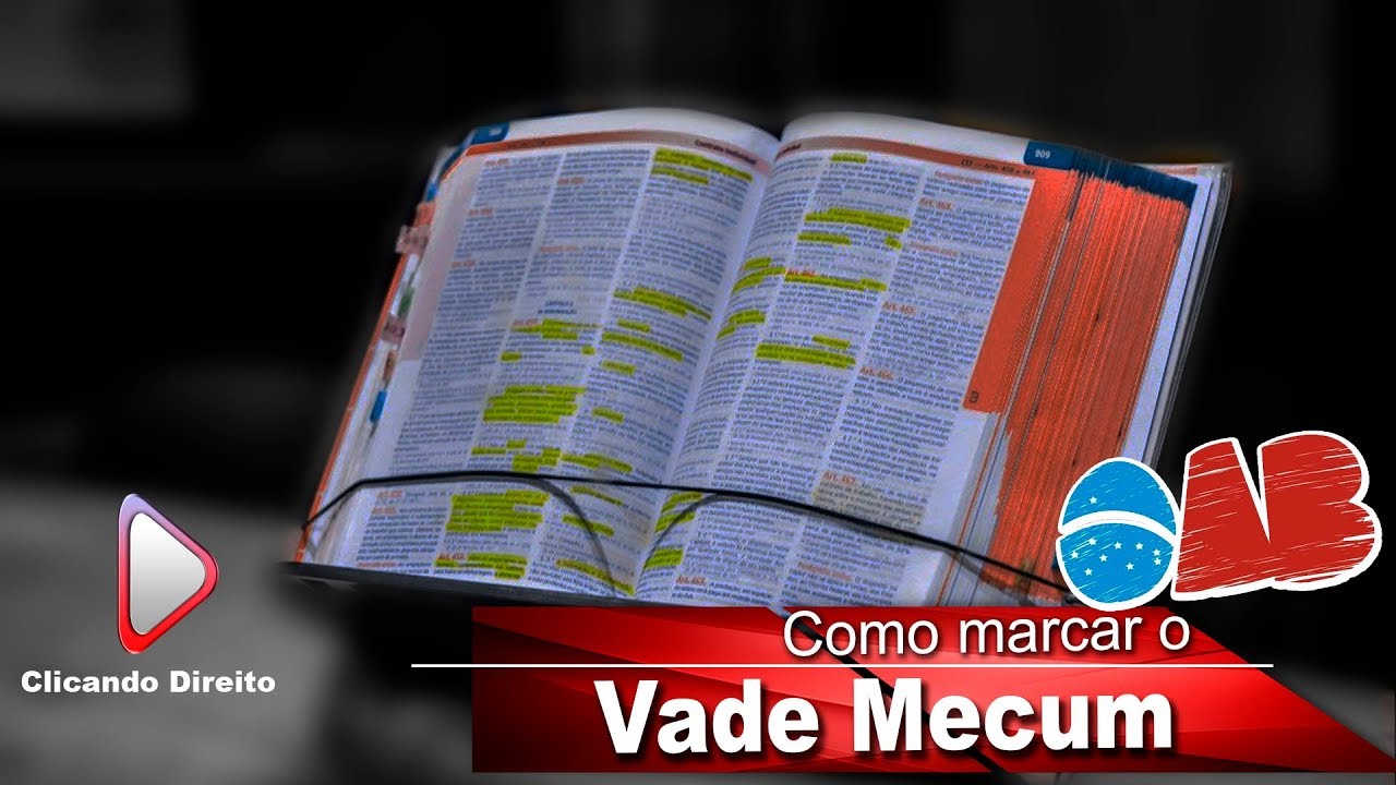 Como fazer anotações no Vade Mecum