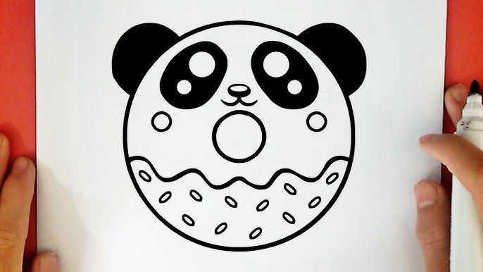 como desenhar um panda kawaii｜Pesquisa do TikTok