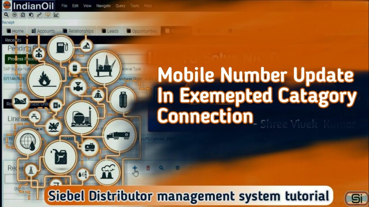Mobile Number Update In Exemepted Catagory Connection | #sdms_iocl |