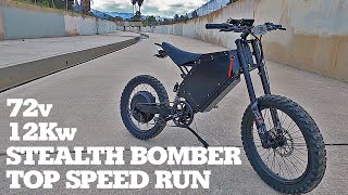 72v 12000w Stealth Bomber Walk-around + Top Speed Run