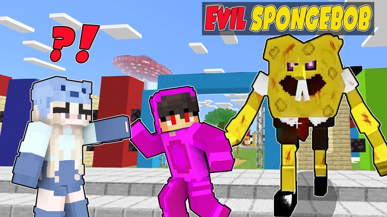 ️Escape or Get Eaten from SPONGEBOB.exe in Minecraft!! - YouTube