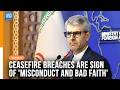 US Ceasefire Breaches Are Sign Of 'Misconduct And Bad Faith,' Says Iran | Dawn News English