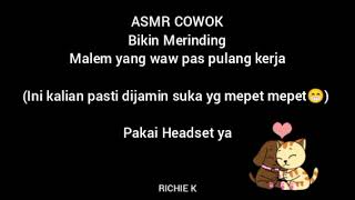 ASMR HUSBAND INDONESIA - Malem pulang kerja (Ini kalian pasti dijamin suka yg mepet mepet)