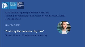 Christo Wilson | "Auditing the Amazon Buy Box"