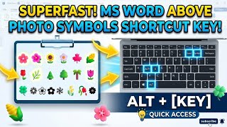 MS Word Flowers Shortcut Keys 🌸 | Beautiful Symbol Tricks You Must Try!