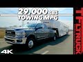 We Max Out the New 2019 Ram Cummins HD with 29,000 lbs & a 50 FOOT Trailer to Test Towing MPG!