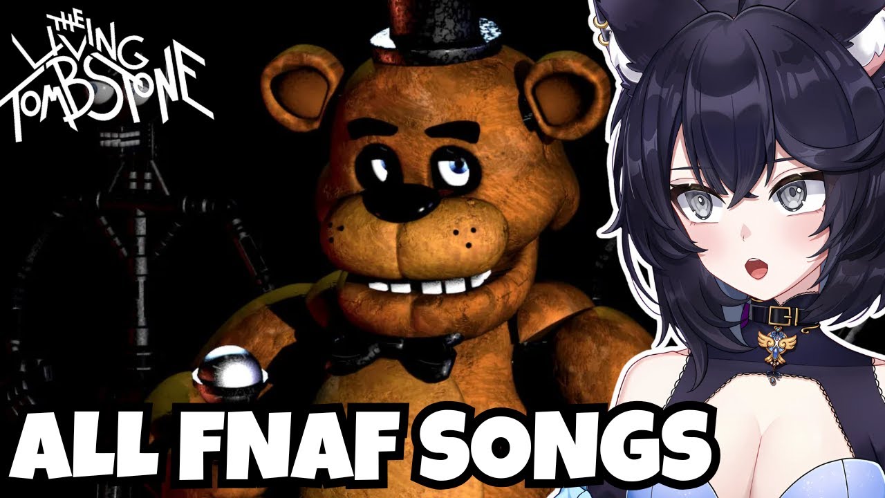 New FNAF Fan REACTS to ALL Five Nights At Freddy's Songs by The Living Tombstone
