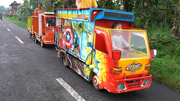 PERTAMA KALI TOUR PAKE TIGA TRUK KELILING DESA