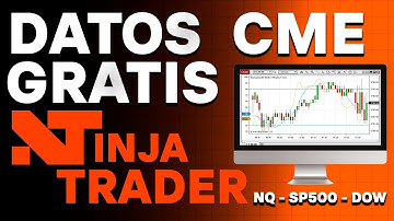 📊 Cómo Obtener Datos CME Gratis en NinjaTrader 8 (Paso a Paso) ✅CME, NQ, SP500, DOW