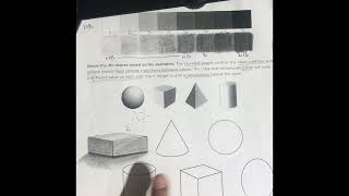 Value Scale and 3D shapes