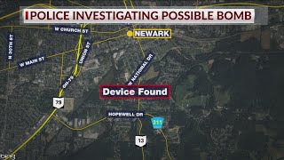 Newark police investigating potential bomb in residential area