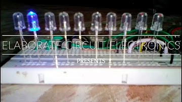 Led chaser by Arduino//Elaborate Circuit Electronis.