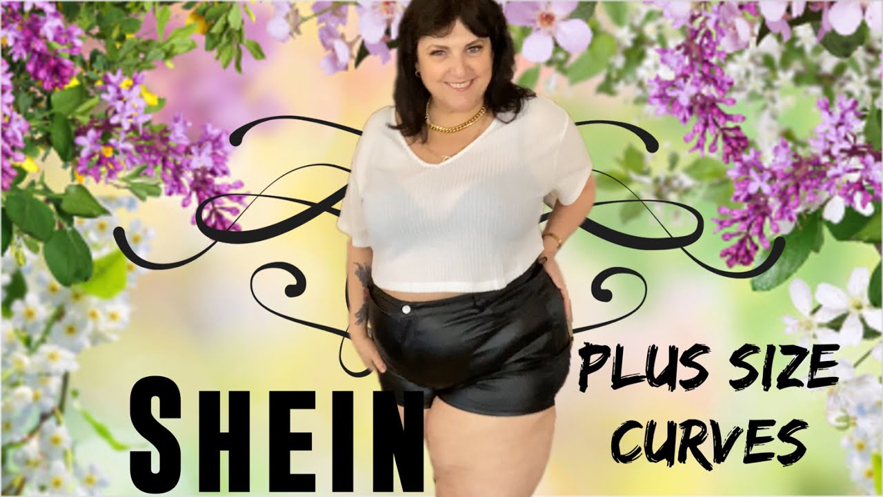 Shein polyurethane shorts haul discount code items in description