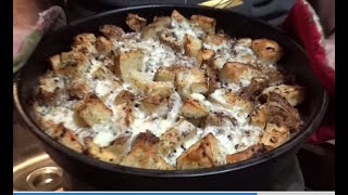 Worlds Easiest Cheesy Garlic Baked Potatoes