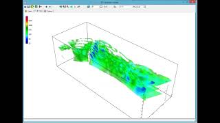 Transparency profile for 3D fence plot in ZondRes2D