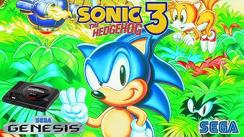 Sonic The Hedgehog 3 Playthrough Sega Mega Drive/Genesis (Game Genie)
