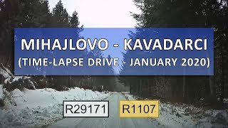 Mihajlovo-Kavadarci Time-lapse Drive (January 2020)