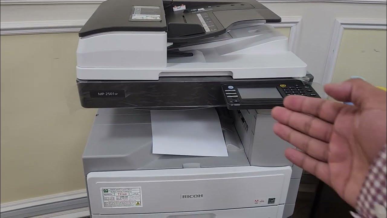 How To Install and Share RICOH MP 2501 Copier As a Printer How to