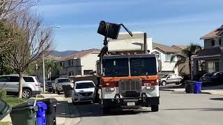 Burrtec Pete 320 Amrep Octo ASL 1709 On Trash